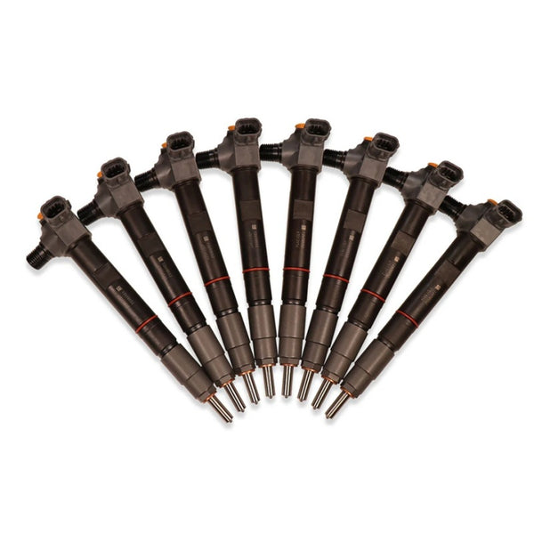 DDP 17-23 Chevrolet Duramax 6.6L L5P Reman Injector Set - 50hp (15% Over) - Bull Strap