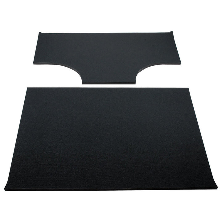 DEI 03-06 Jeep Wrangler TJ 2-Door w/Speaker Pods Boom Mat Headliner - 2 Piece - Black - Bull Strap