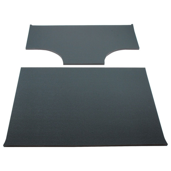 DEI 03-06 Jeep Wrangler TJ 2-Door w/Speaker Pods Boom Mat Headliner - 2 Piece - Black - Bull Strap