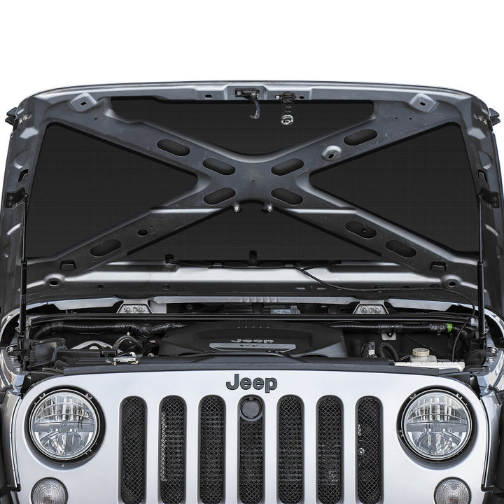 DEI 07-18 Jeep Wrangler JK Under Hood Liner Kit - Bull Strap