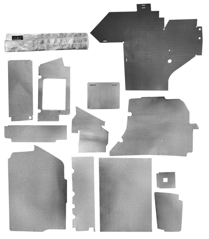 DEI 14-22 Kawasaki Teryx SXS Heat Shield Kit - Bull Strap