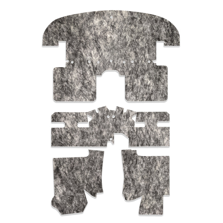 DEI 90-05 Mazda Miata NA & NB Under Carpet Interior Insulation Kit - 1/2in Thick - Bull Strap