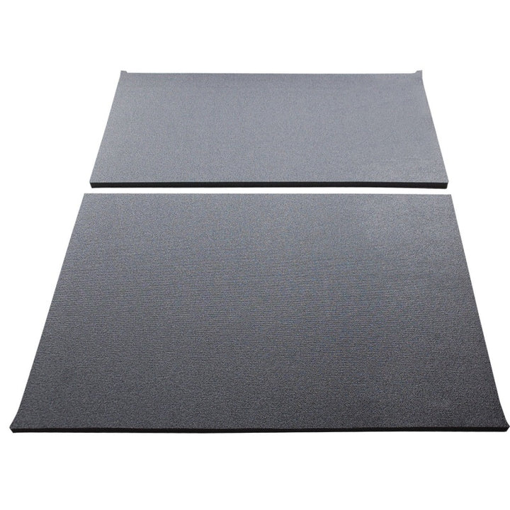 DEI 97-06 Jeep Wrangler TJ 2-Door Boom Mat Headliner - 2 Piece - Black - Bull Strap