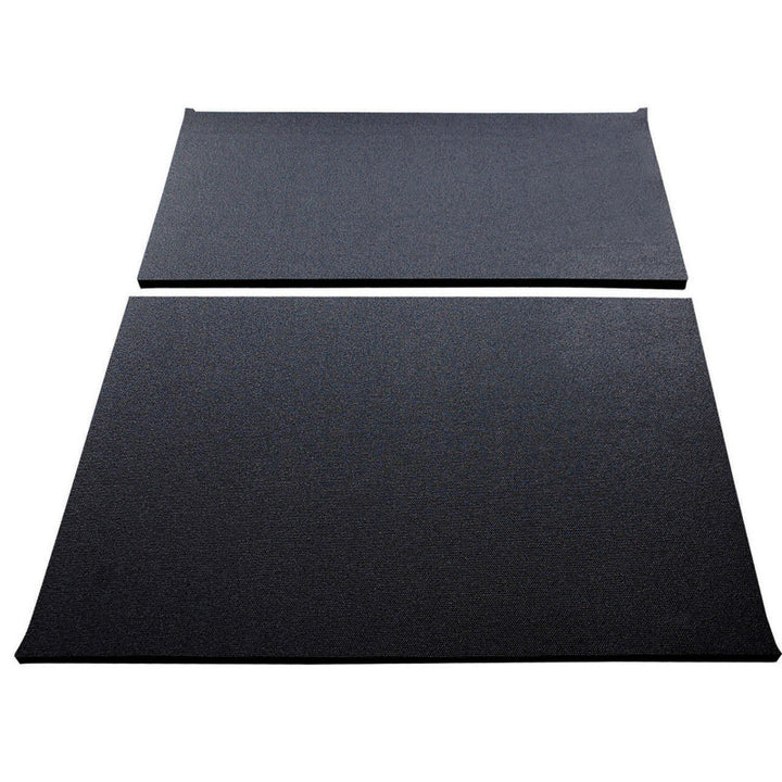 DEI 97-06 Jeep Wrangler TJ 2-Door Boom Mat Headliner - 2 Piece - Black - Bull Strap