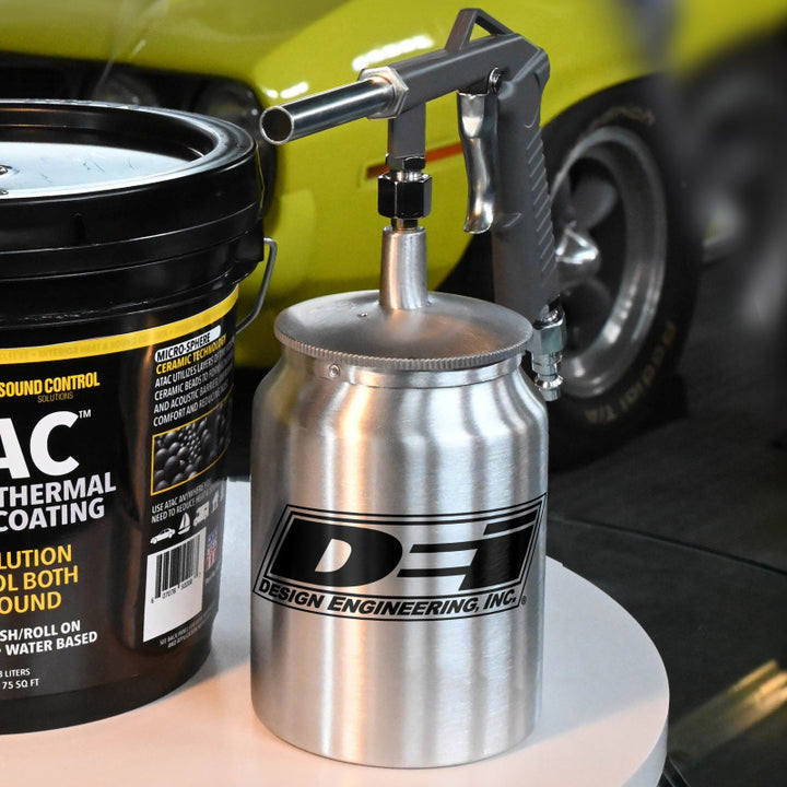 DEI ATAC (Advanced Thermal Acoustic Coating) Paint Spray Gun & Canister - Bull Strap