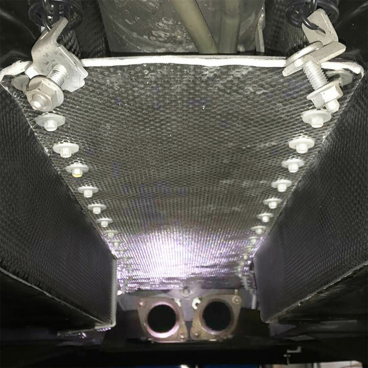 DEI Corvette C5 Trans. Tunnel Shield - Bull Strap