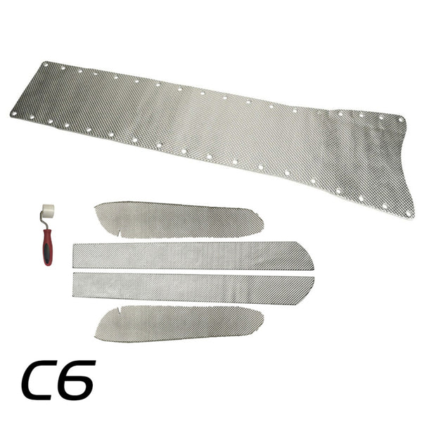 DEI Corvette C6 Trans. Tunnel Shield - Bull Strap