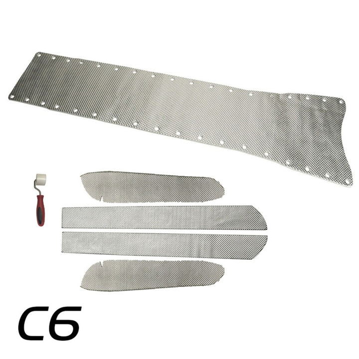 DEI Corvette C6 Trans. Tunnel Shield - Bull Strap