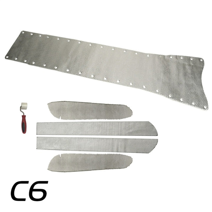 DEI Corvette C6 Trans. Tunnel Shield - Bull Strap