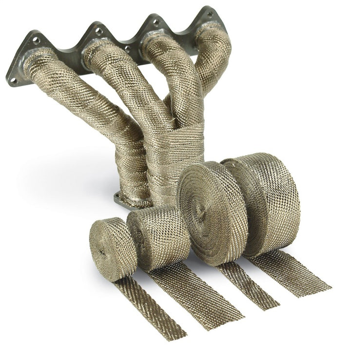 DEI Exhaust Wrap 1in x 100ft - Titanium - Bull Strap