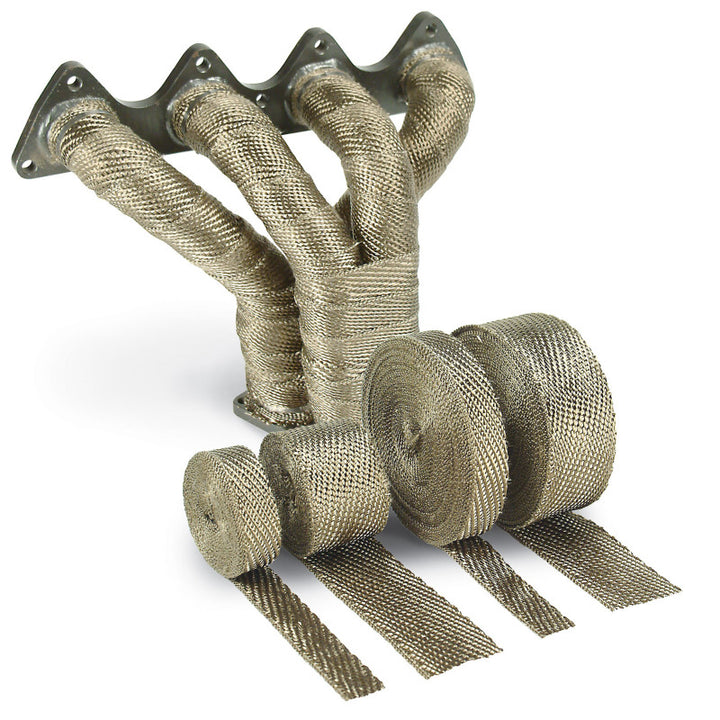 DEI Exhaust Wrap 1in x 100ft - Titanium - Bull Strap