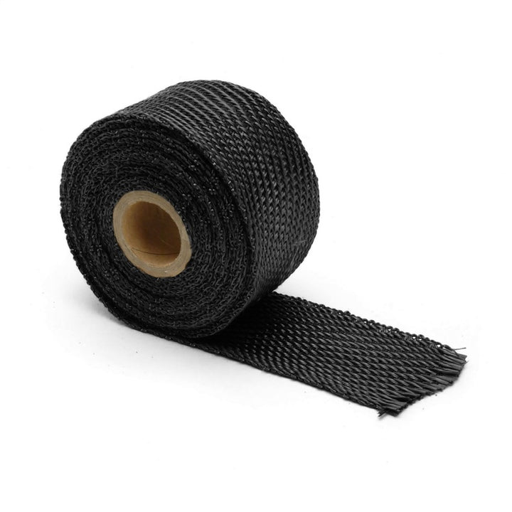 DEI Exhaust Wrap 2in x 15ft - Titanium - Black - Bull Strap