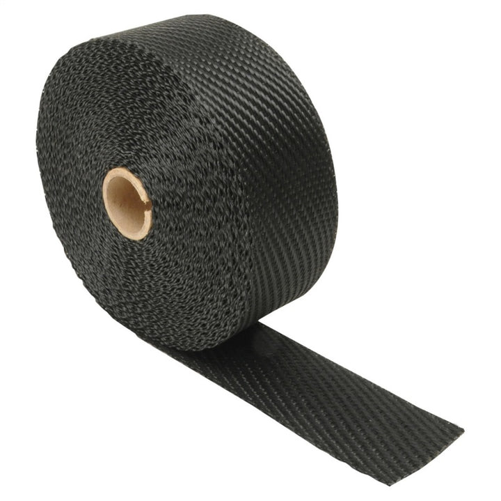 DEI Exhaust Wrap 2in x 25ft - Titanium - Black - Bull Strap