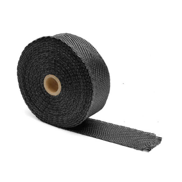 DEI Exhaust Wrap 2in x 50ft - Titanium - Black - Bull Strap