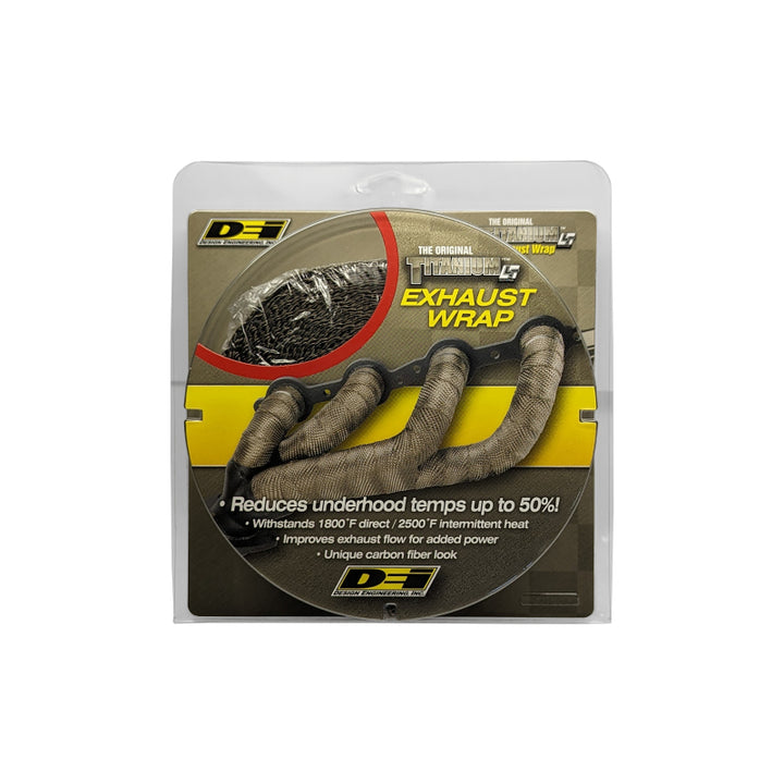 DEI Exhaust Wrap 2in x 50ft - Titanium - Bull Strap
