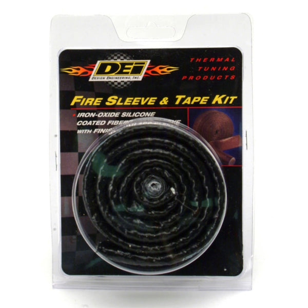 DEI Fire Sleeve and Tape Kit 5/8in I.D. x 3ft - Bull Strap