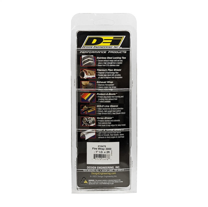 DEI Fire Wrap 3000 1in I.D. x 2ft - Bull Strap