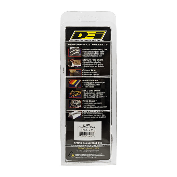 DEI Fire Wrap 3000 1in I.D. x 2ft - Bull Strap