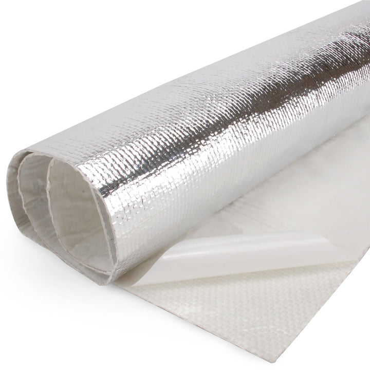 DEI Heat Screen 36in x 20in - Mylar Radiant Glass Fiber Matting w/Adhesive Backing - Bull Strap