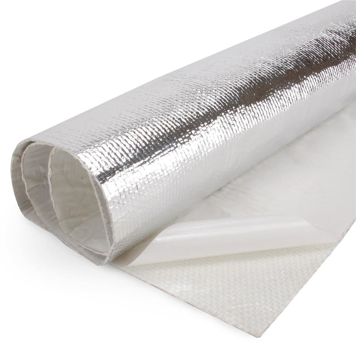 DEI Heat Screen 36in x 40in - Mylar Radiant Glass Fiber Matting w/Adhesive Backing - Bull Strap