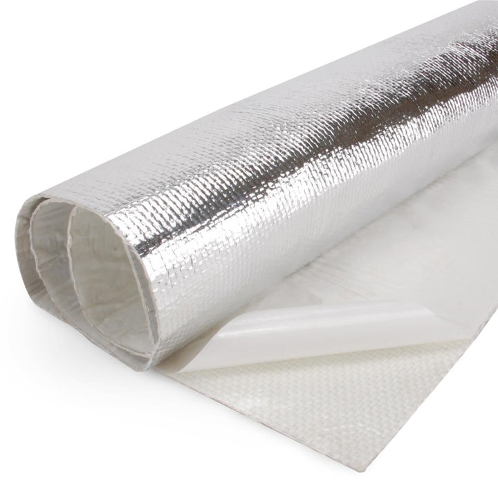DEI Heat Screen 36in x 40in - Mylar Radiant Glass Fiber Matting w/Adhesive Backing - Bull Strap