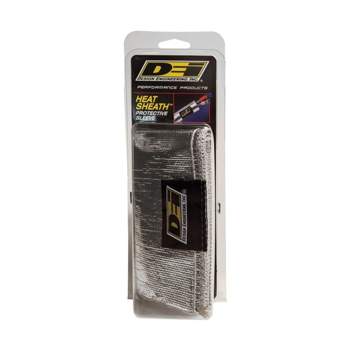 DEI Heat Sheath 1-1/2in I.D. x 3ft - Aluminized Sleeving - Sewn Edge - Bull Strap
