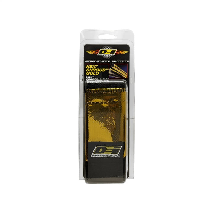 DEI Heat Shroud 1/2in to 1-1/4in I.D. x 3ft - Gold - Bull Strap