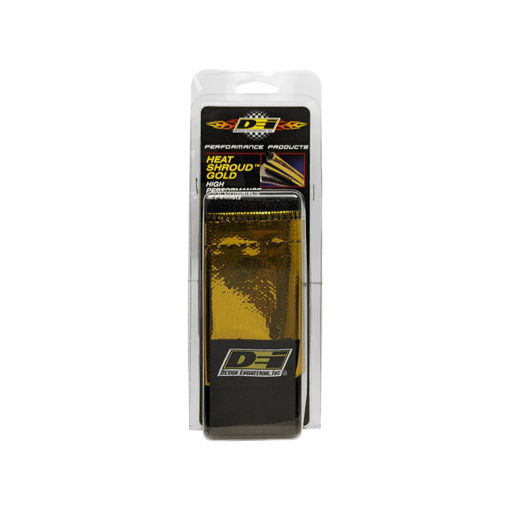 DEI Heat Shroud 1/2in to 1-1/4in I.D. x 3ft - Gold - Bull Strap