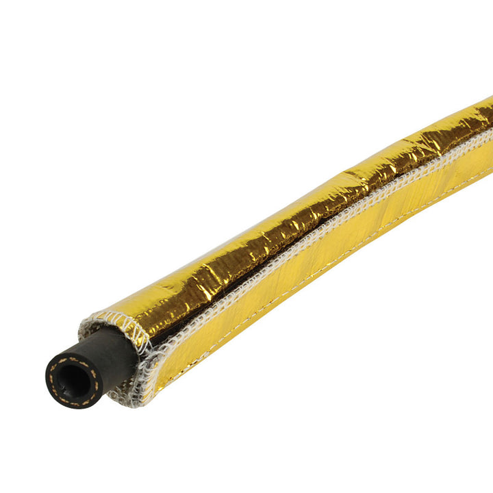 DEI Heat Shroud 1/2in to 1-1/4in I.D. x 3ft - Gold - Bull Strap