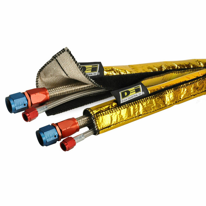 DEI Heat Shroud Gold 2in to 2.5in x 36in - Bull Strap