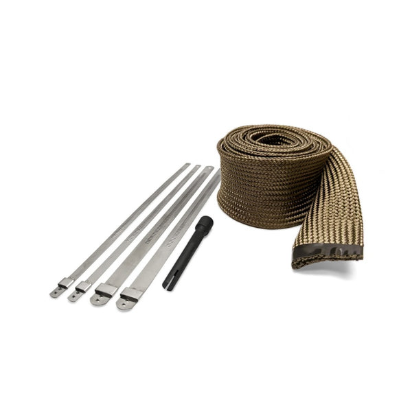 DEI Powersport Exhaust Sleeve Kit - Titanium - Bull Strap