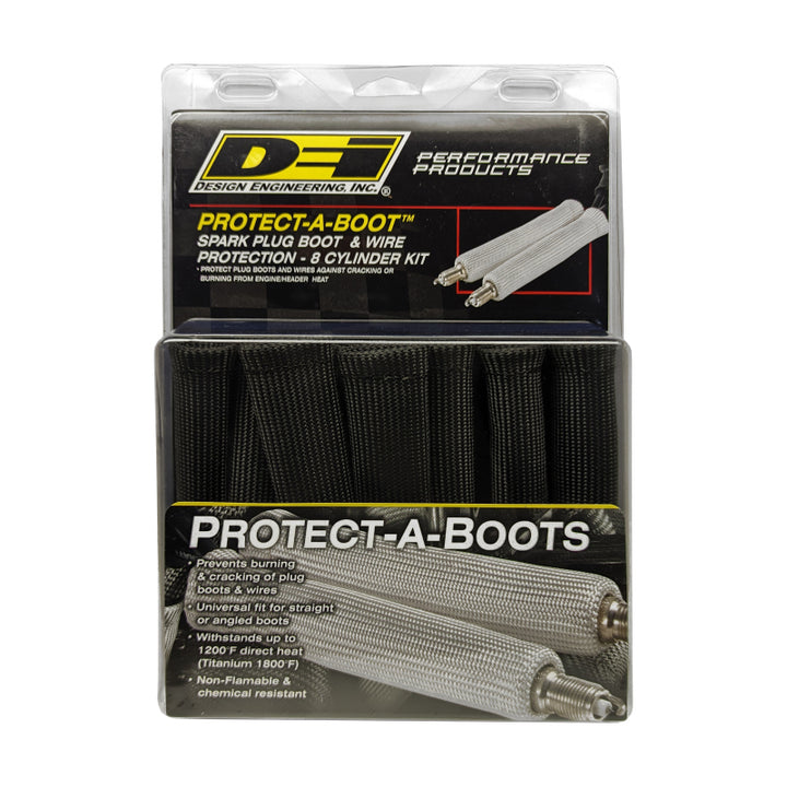 DEI Protect-A-Boot - 6in - 8-pack - Black - Bull Strap