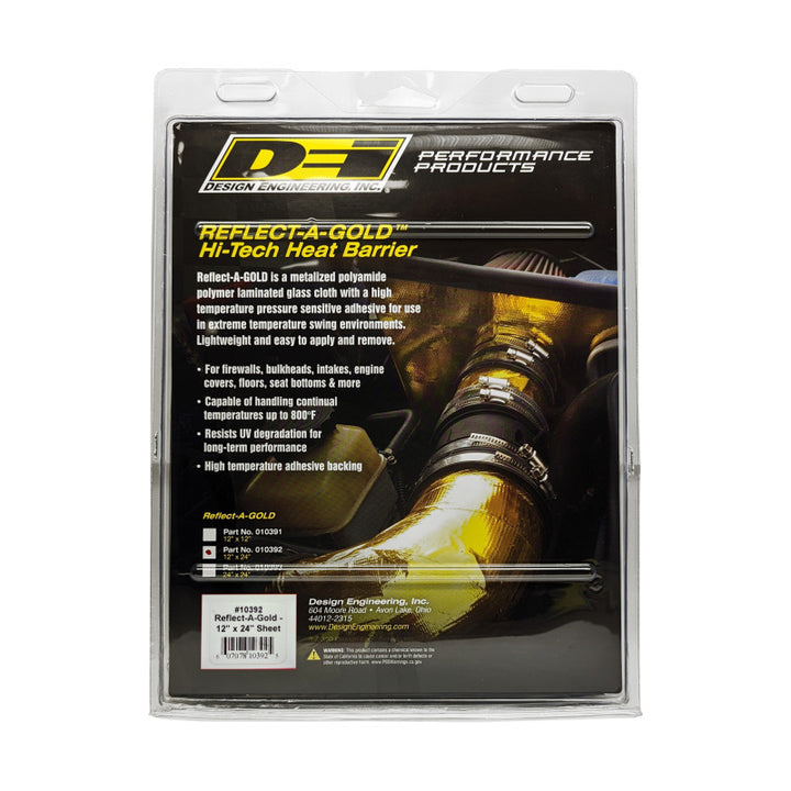DEI Reflect-A-GOLD 12in x 24in Sheet - Bull Strap