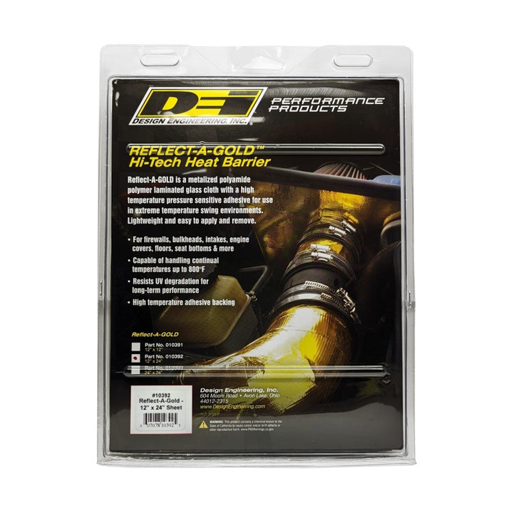 DEI Reflect-A-GOLD 12in x 24in Sheet - Bull Strap