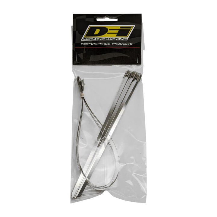 DEI Stainless Steel Locking Tie Eight 8in and Four 14in per pack - Bull Strap