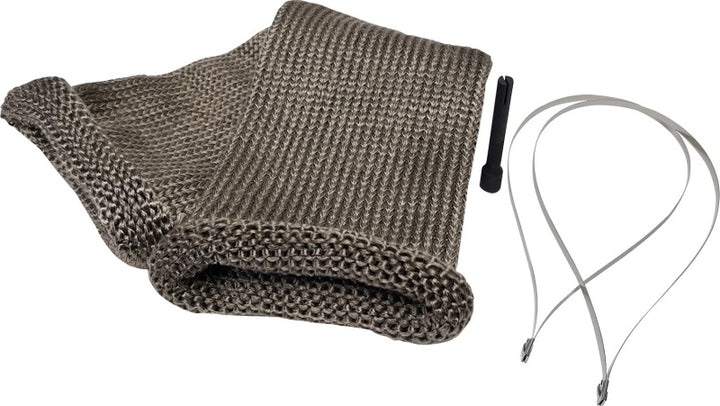 DEI Titanium 4in Knit Exhaust Sleeve - 12in - Bull Strap