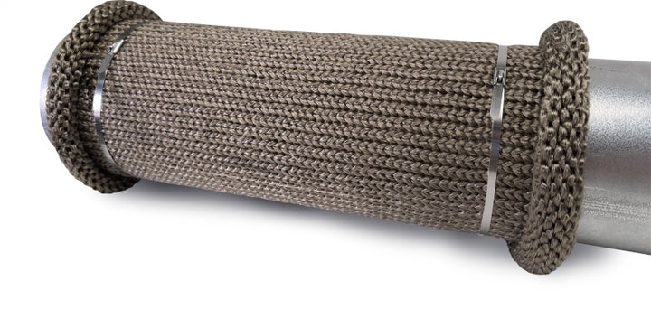DEI Titanium 4in Knit Exhaust Sleeve - 12in - Bull Strap