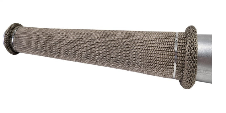 DEI Titanium 4in Knit Exhaust Sleeve - 24in - Bull Strap