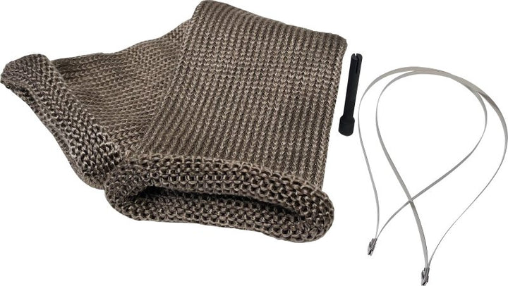 DEI Titanium 4in Knit Exhaust Sleeve - 24in - Bull Strap