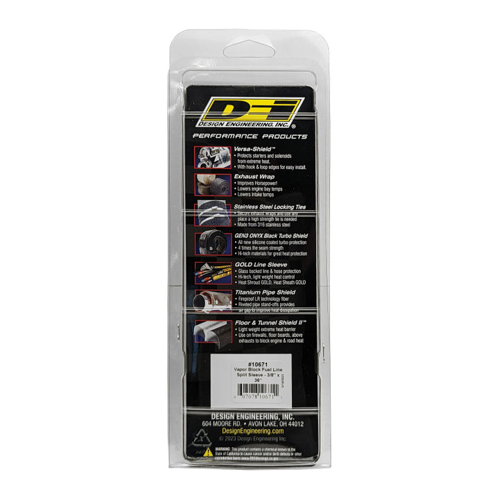DEI Vapor Block Sleeve 3/8in x 36in - Bull Strap