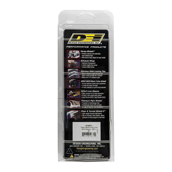 DEI Vapor Block Sleeve 3/8in x 36in - Bull Strap