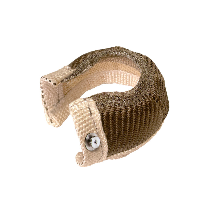DEI Wastegate Shield - 40mm to 45mm - Titanium - Bull Strap