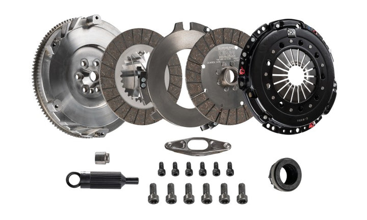 DKM Clutch 09-16 BMW Z4 35i MS Organic Twin Disc Clutch Kit w/Flywheel (660 ft/lbs Torque) - Bull Strap