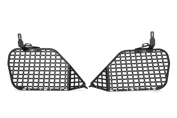 DV8 10-23 Toyota 4Runner Rear Window Molle Panels - Bull Strap