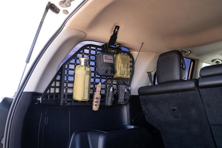 DV8 10-23 Toyota 4Runner Rear Window Molle Panels - Bull Strap