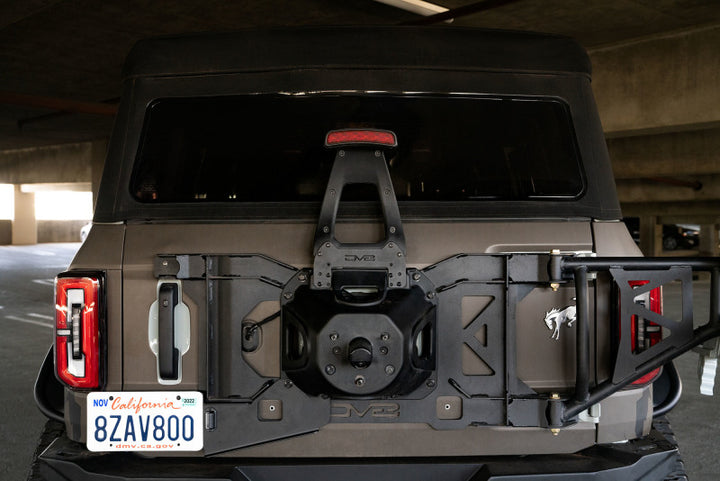 DV8 21-22 Ford Bronco 3rd Brake Light Extension Bracket - Bull Strap