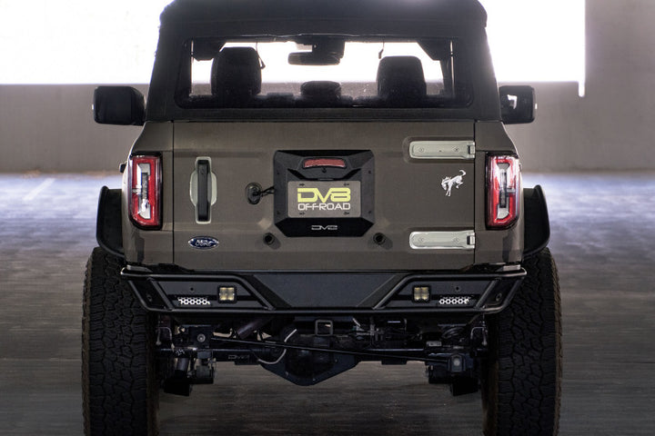 DV8 21-22 Spare Tire Delete - Bull Strap