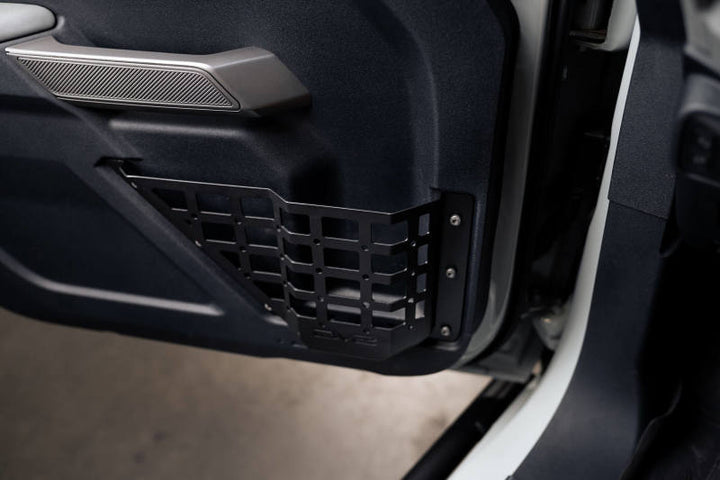DV8 21-23 Ford Bronco Front Door Pocket Molle Panels - Bull Strap