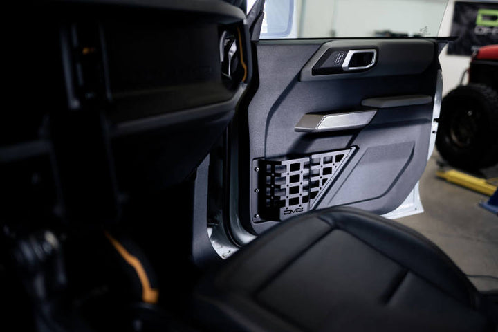 DV8 21-23 Ford Bronco Front Door Pocket Molle Panels - Bull Strap