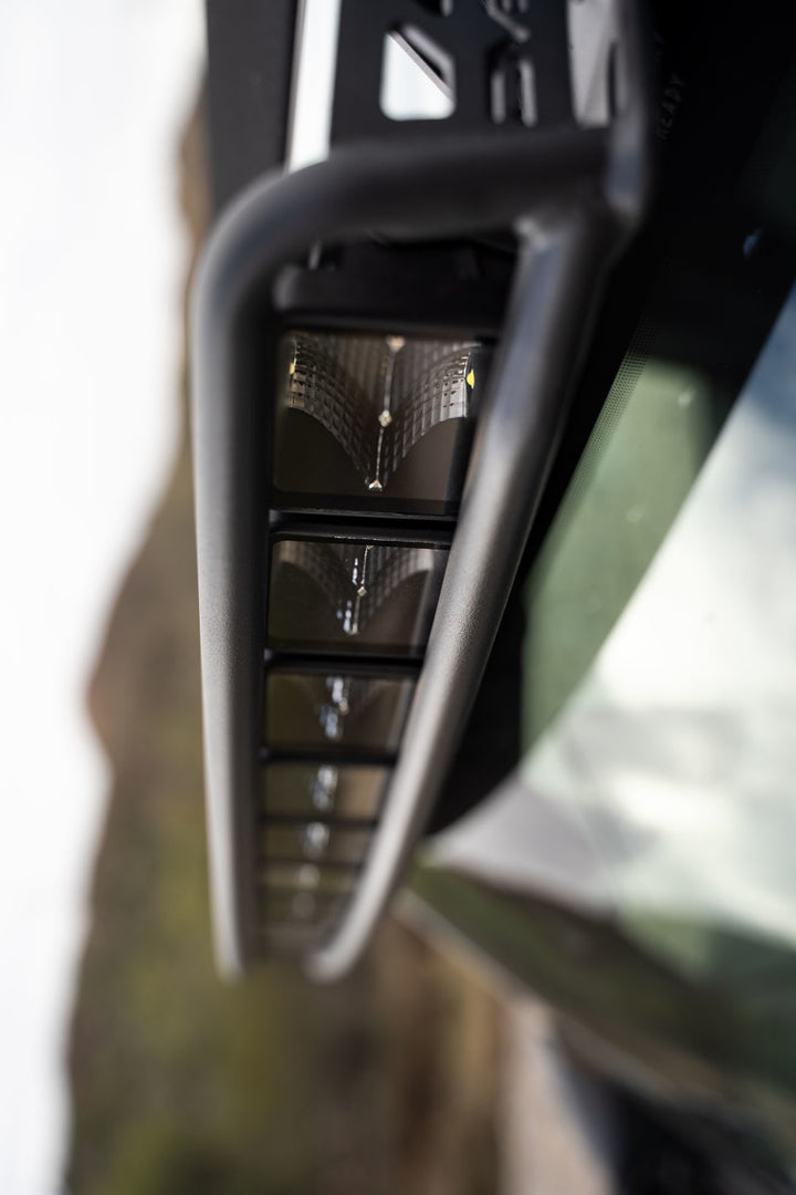 DV8 21+ Ford Bronco Curved Light Bracket for 12 3in. Pod Lights - Bull Strap